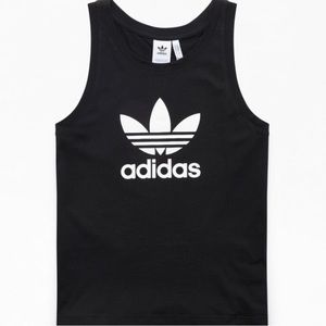 Adidas Trefoil tank Black Size Large NWT